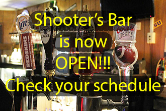 Shooters has reopened - Check your schedule