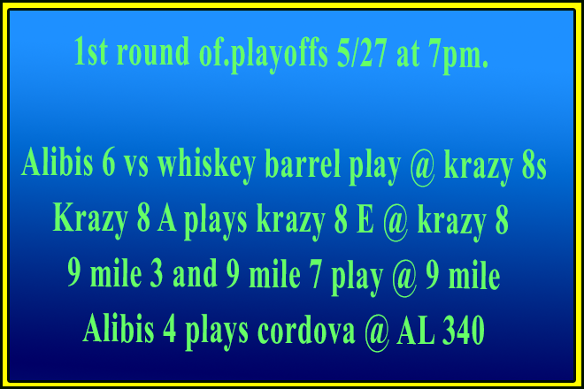 RCO Playoffs Round 1 